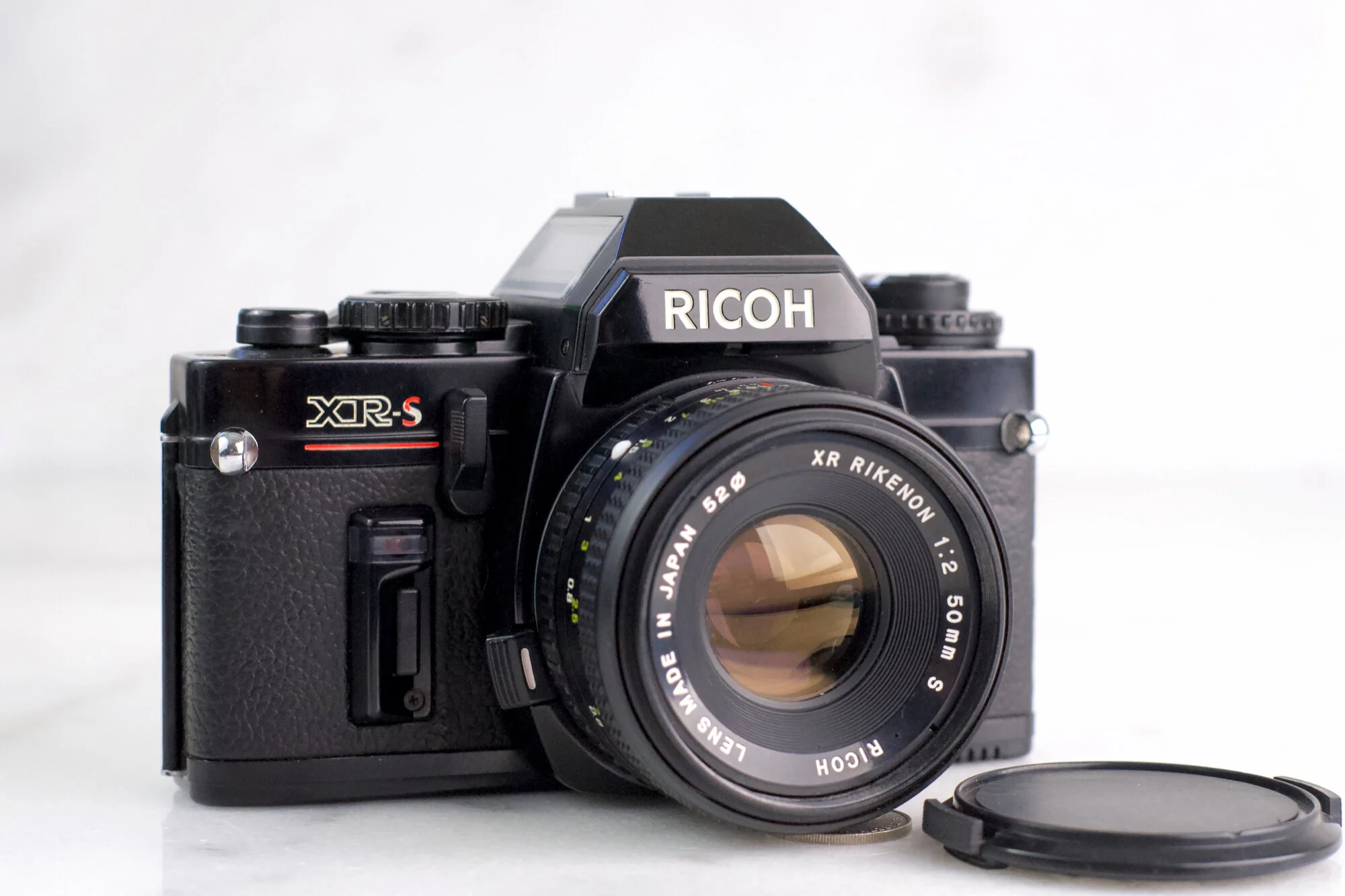 Ricoh XRS 35mm Film Camera with XR Ricoh Rikenon 50mm F/2 S Lens